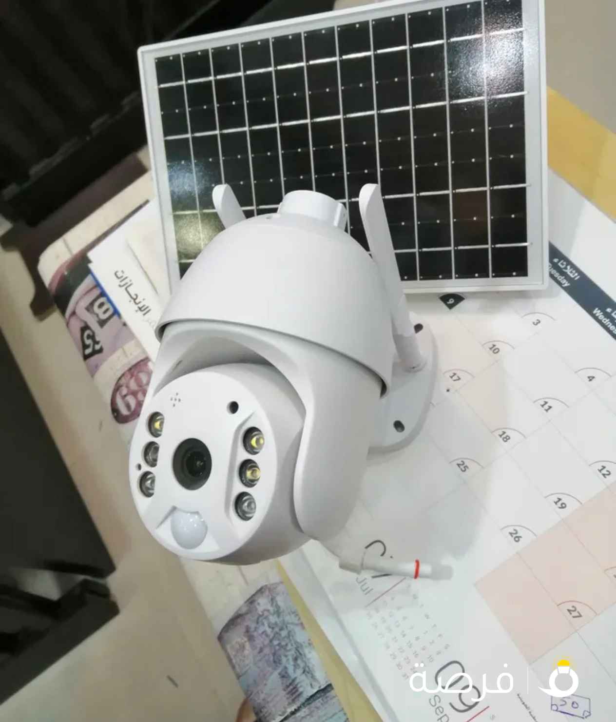 كاميرا مراقبة دون رواتر او كهرباء