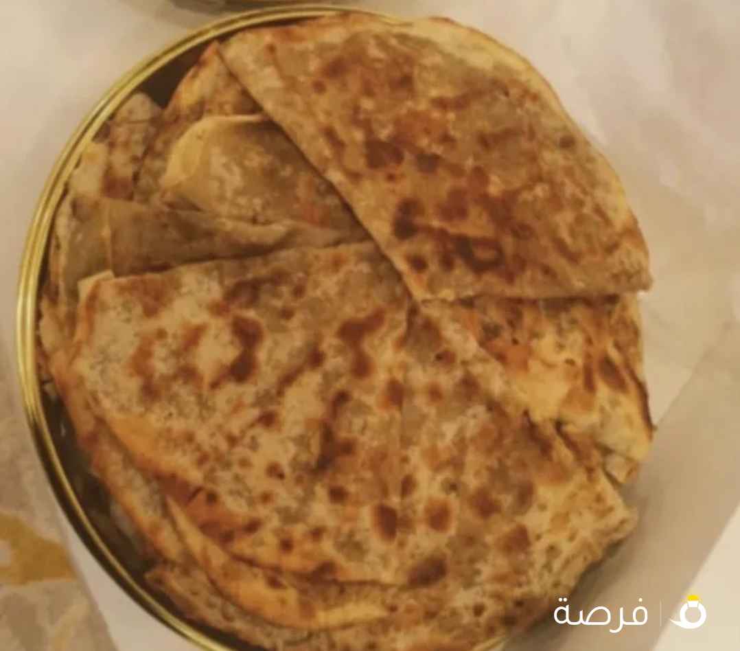 فلزن خبز صاج مهياوة بالزبدة او زيت زيتون او دهن عداني 25حبة ماعون مهياوة دهن عداني في توصيل