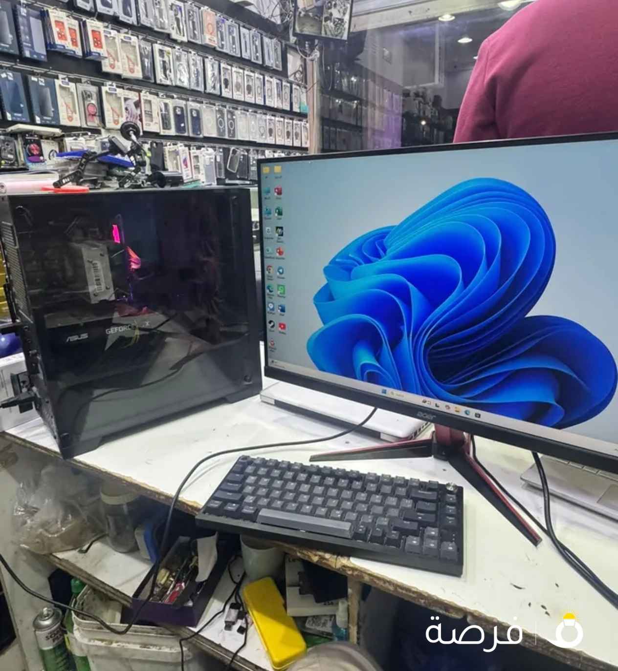 Asus Gameing pc i5 10TH Ram 16GB Sad 1TB laser m.2 Nvdia 1650 GTX 4GB With LCD Gameing VG271 Acer