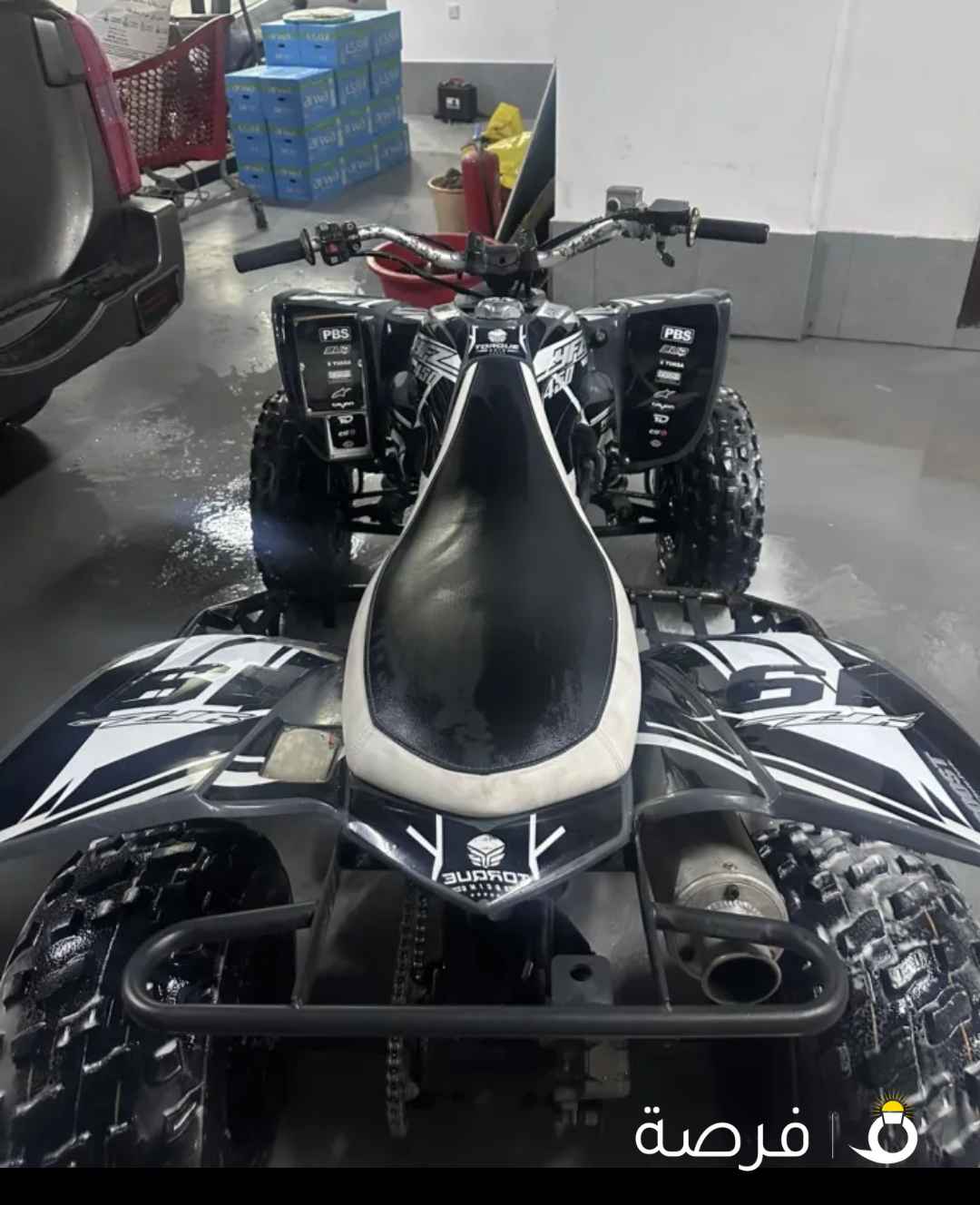 YFZ450 للبيع مع عربانة