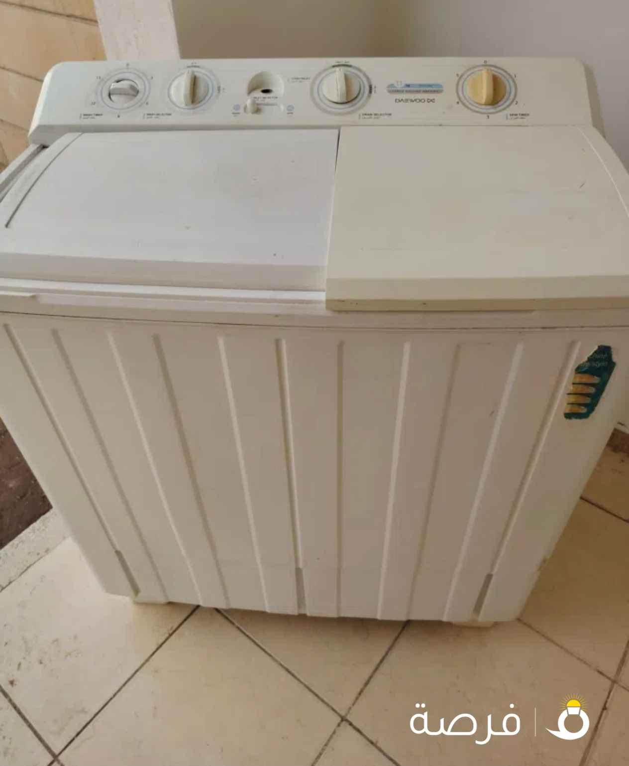 غسالتين عاديين للبيع دايو 11 كيلو وال جي 7 كيلو