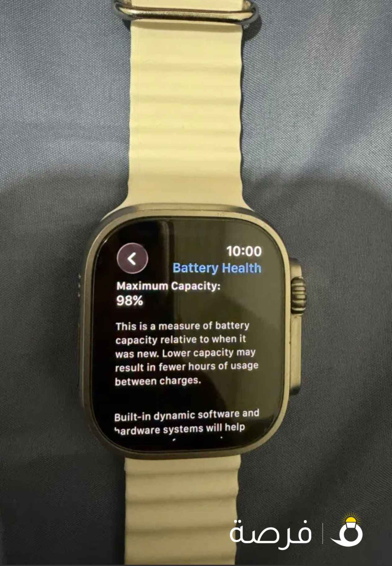 Apple watch ultra like new battery health 98%