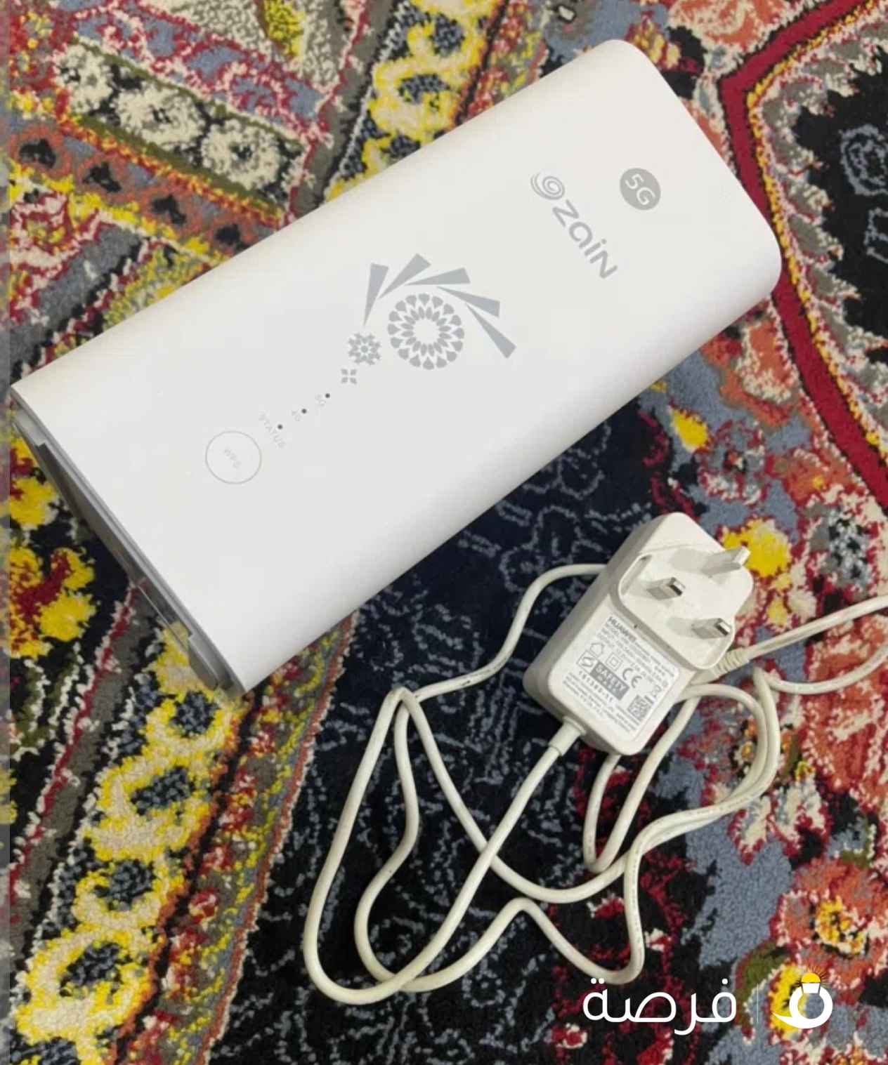راوتر هواوي برو 4 نظيف شبكة زين فايف جي 5g مع الشحن الاصلي