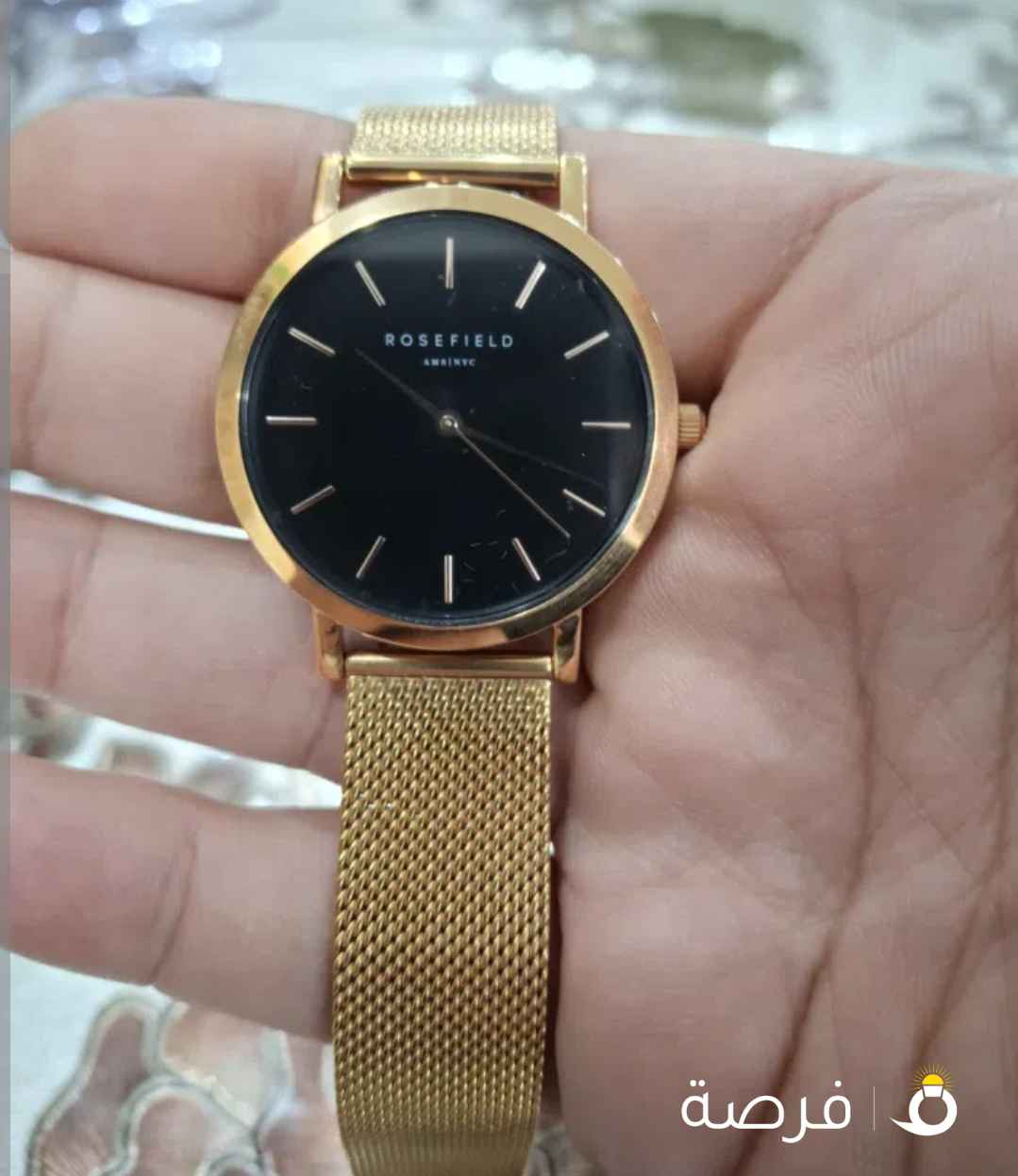 للبيع ساعه Rosefield استعمال خفيف جدا