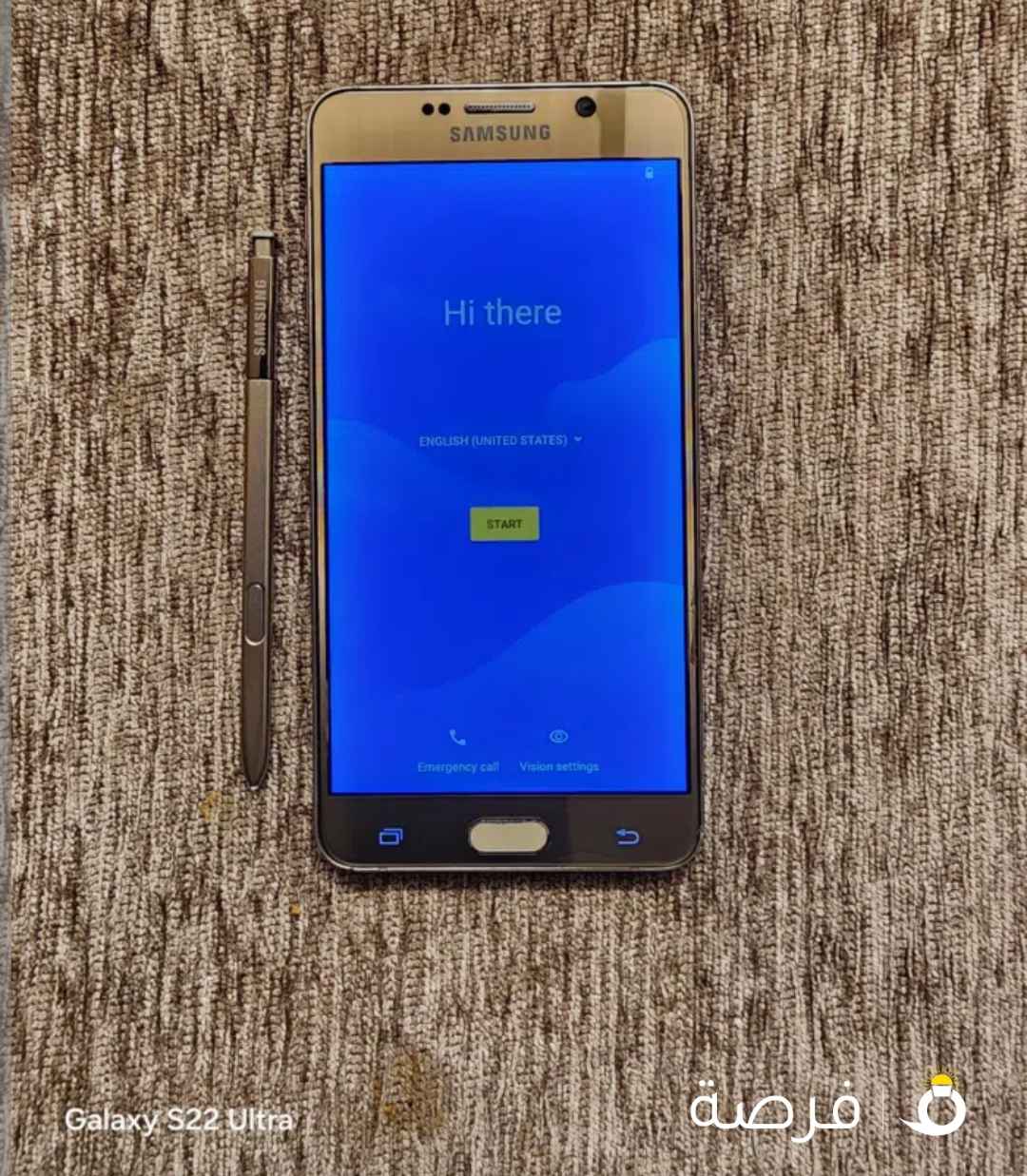 samsung galaxy note 5 in Google condition only back broken