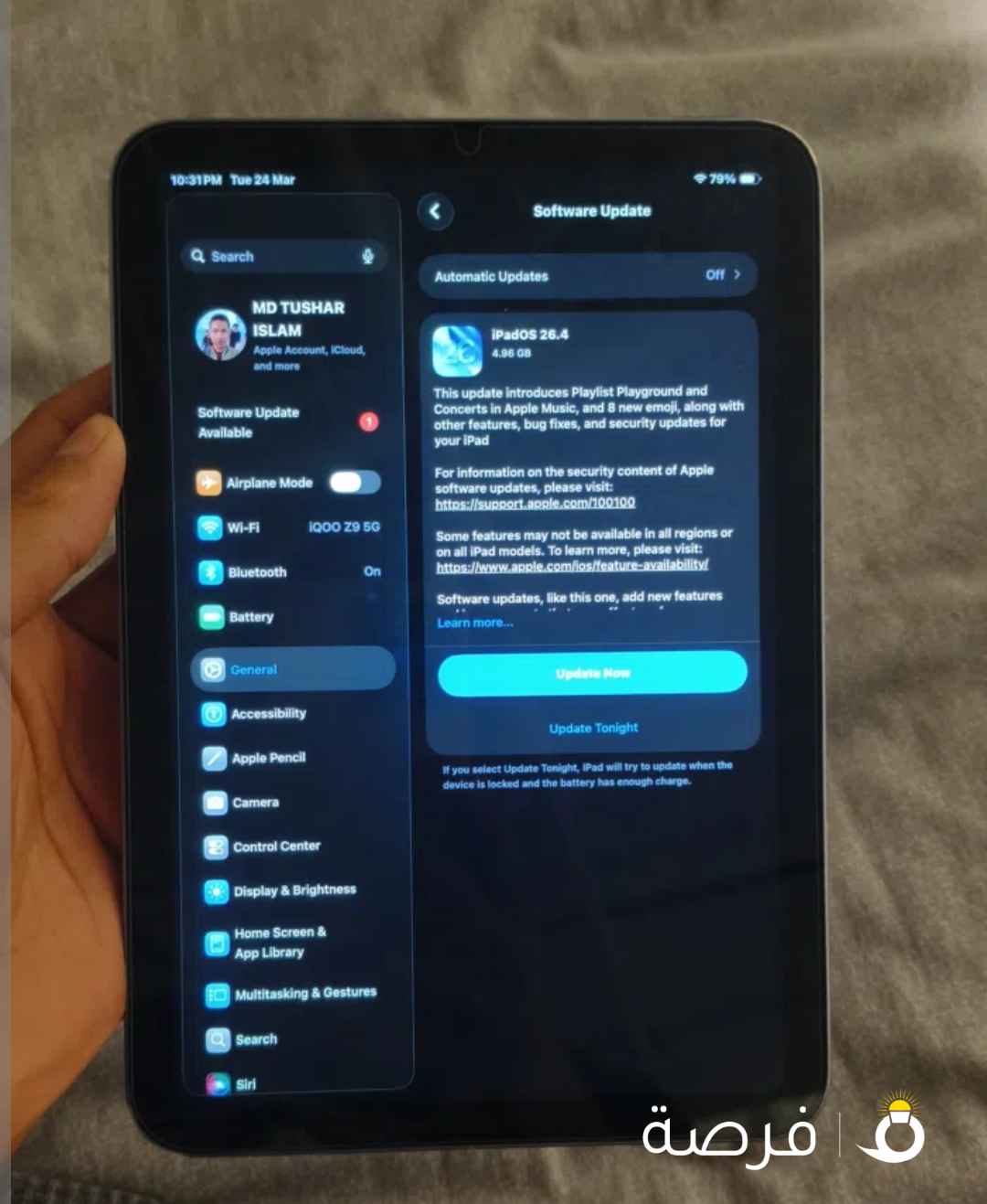 iPad Mini 6 processor A15 bionic chip 256 GB storage