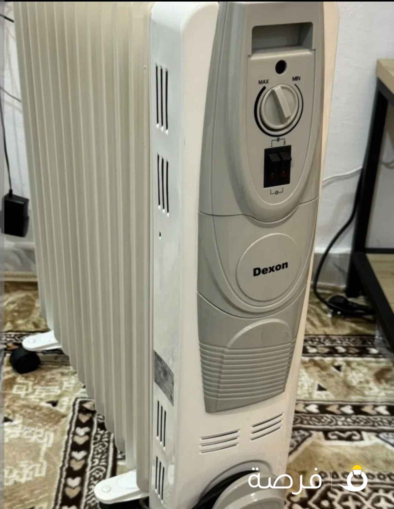 مدفأة زيت ⁦⁦12⁩⁩ ريشة ديكسون كالجديد
