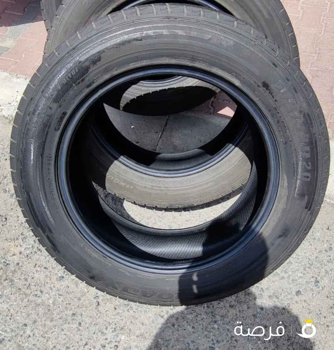 Toyota land cruiser tyres for sale in good condition