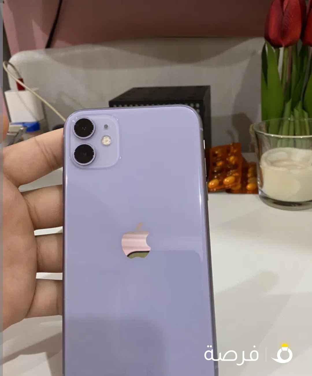 ايفون ⁦⁦11⁩⁩ عادي بنفسجي اقرا الوصف