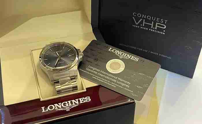 Longines Conquest V.H.P. GMT 41mm Mens Watch