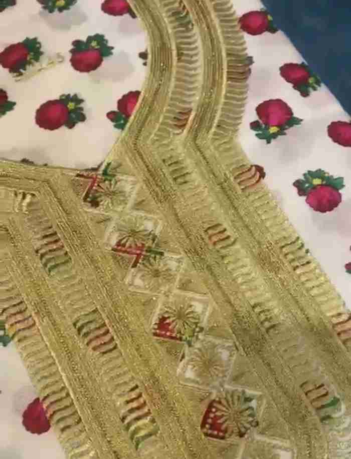 قطع خام امراتي مطرز
