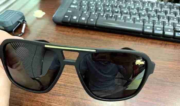 للبيع نضارة اصليه لوكاست LACOSTE لون اسود جديدة