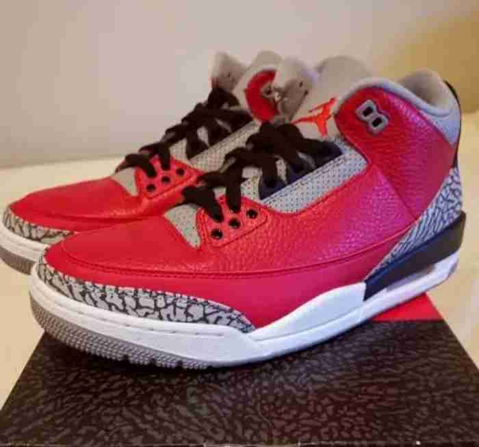Nike Air Jordan 3 Red Cement Size US9.5 EUR43 59kd
