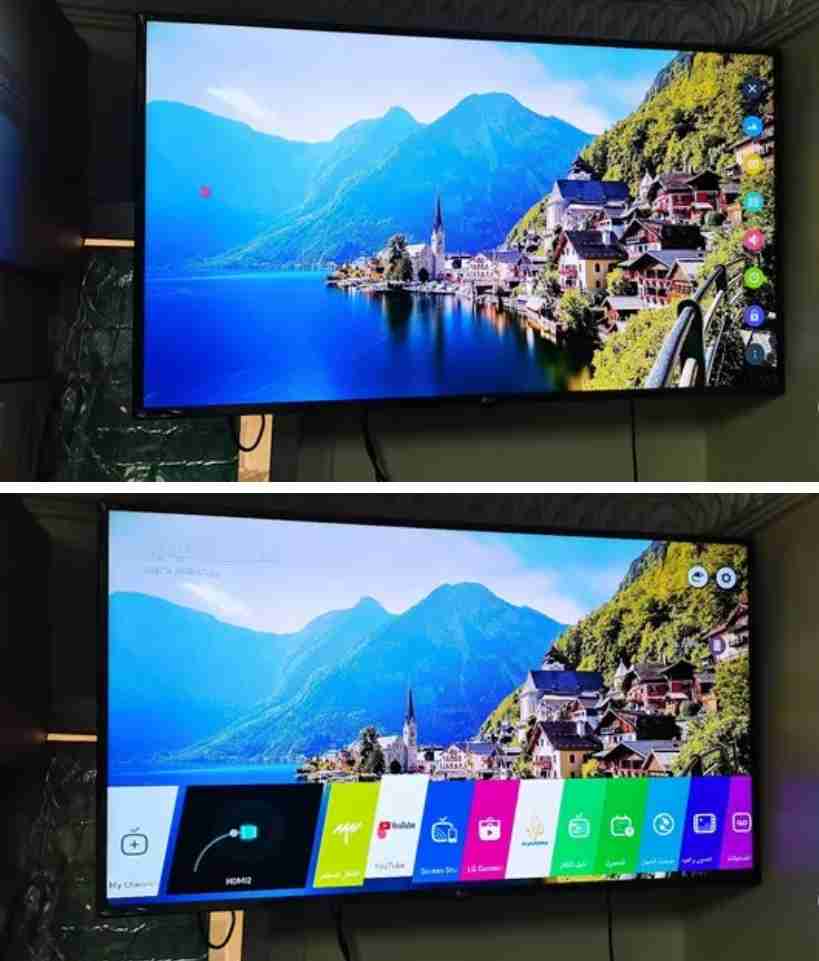 تلفزيون LG smart للبيع 49 بوصة (السعر 90 د.ك)