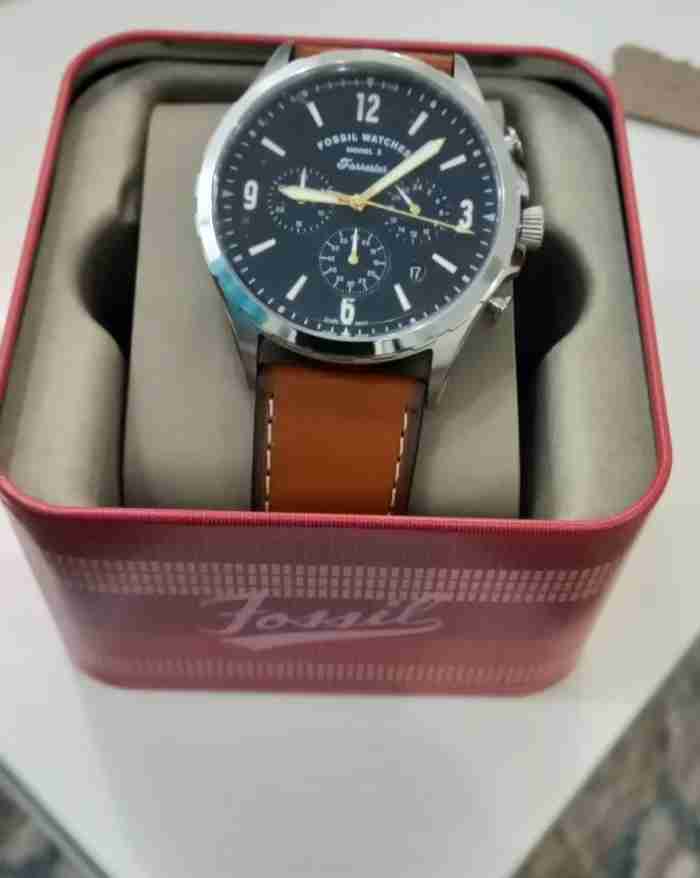 Original Fossil watch genuine leather