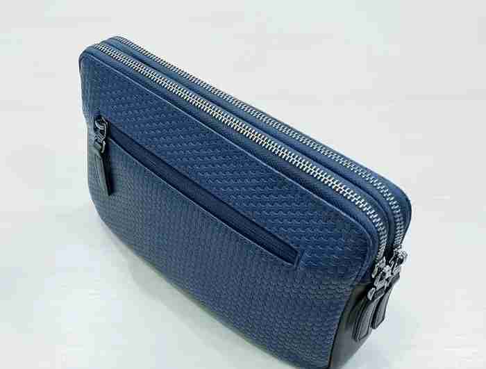 Navy blue hand bag