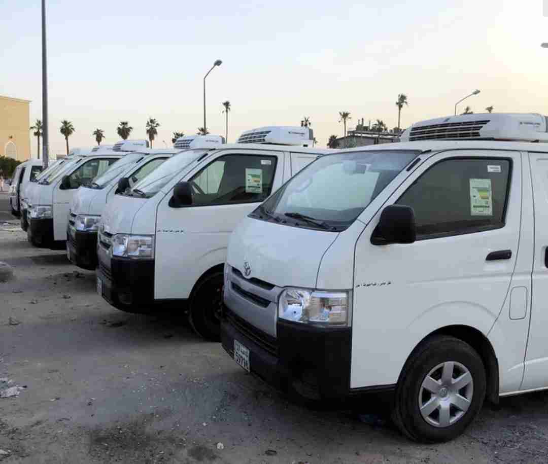 تاجير باصات 2022 تويوتا هايس ثلاجة للايجار اقل الاسعار تامين شامل