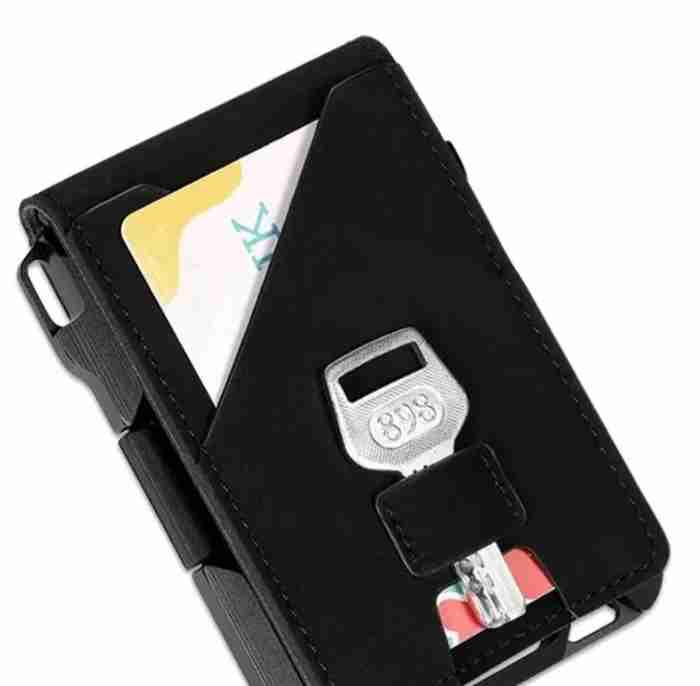 MEN’s UNIQUE METAL RFID WALLET