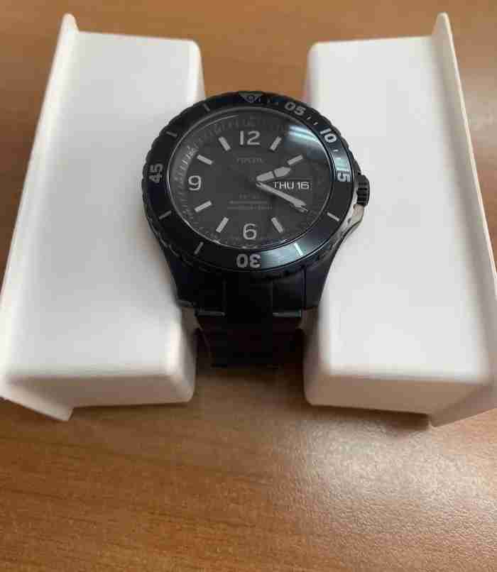 Fossil Fb - 02 Men Black Quartz Chronograph Watch