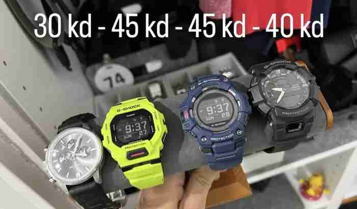 Casio G-Shock with warranty and boxes