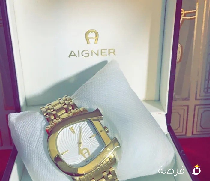 ساعه نسائيه اغنر. ذهبي