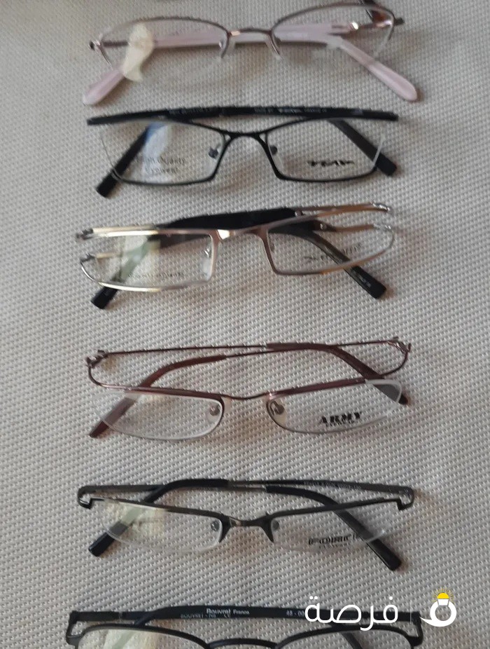 different types Optical frames إطارات نظارات طبية متنوعة