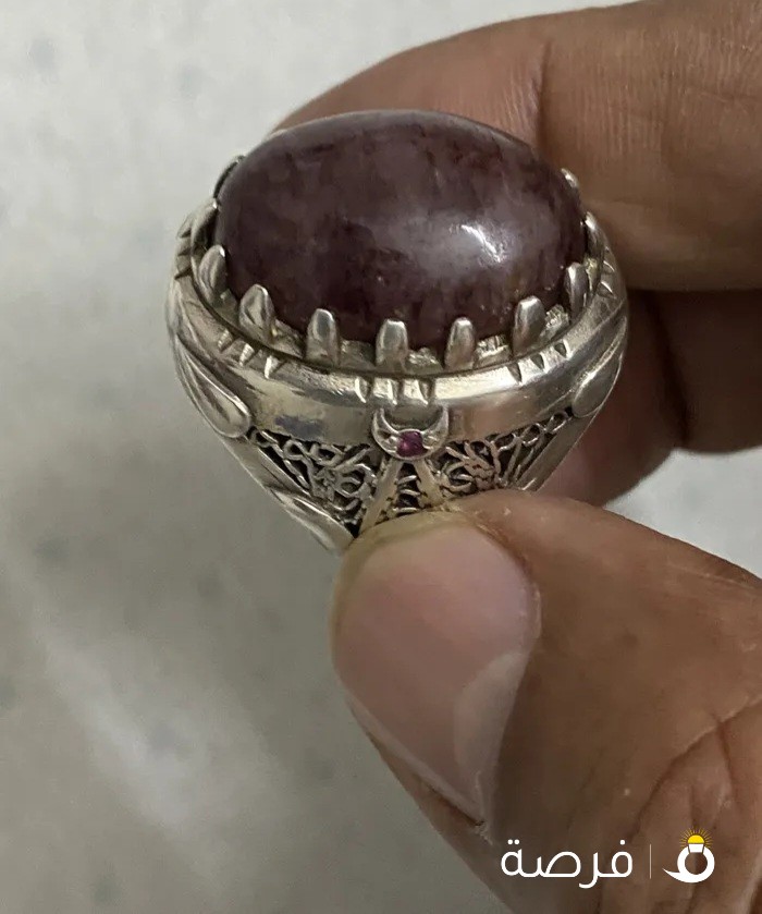 خاتم فضه 925