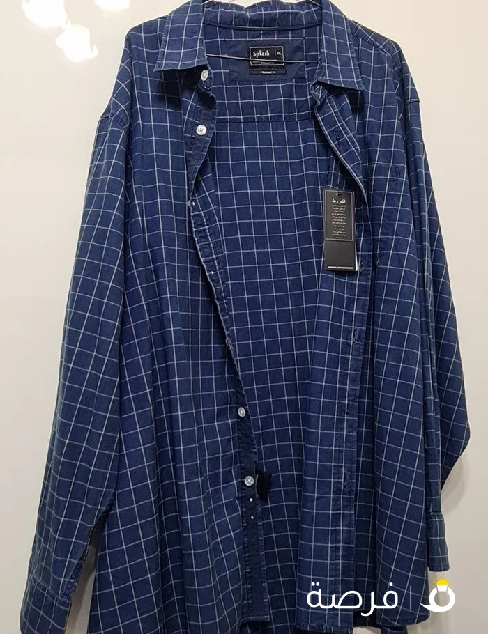 dark blue cotton chemise