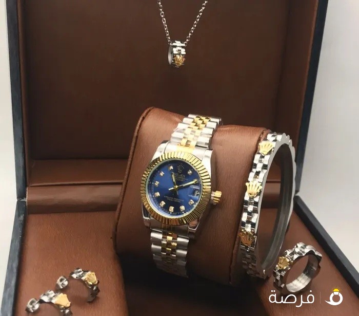 اطاقم رولكس نسائ ضدد المياه الوان ثابته لاتتغر